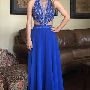Blue Dave & Johnny Prom Dress